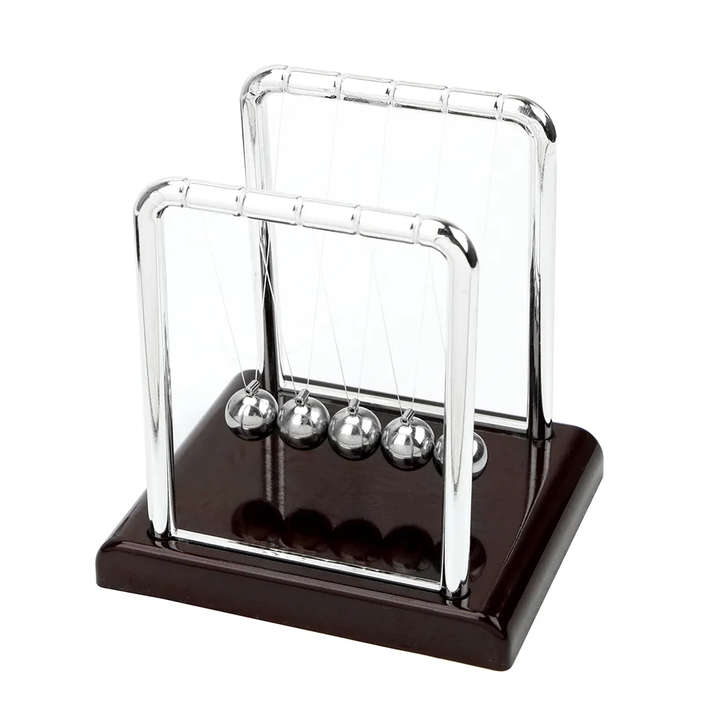 Newtons Cradle Desk Table Decor Metal Pendulum Ball Steel Balance Ball Newton Ball Physics Science Pendulum