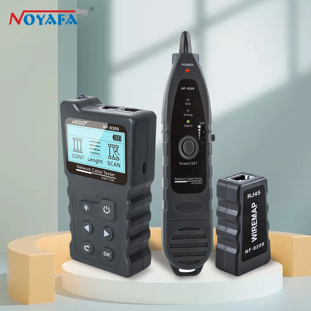 NF-8209 RJ45 Cable Tracker POE network Wire Checker cable tester Test Network Tool Scan Cable Wiremap utp Tester NF-8209 RJ45 Cable Tracker POE network Wire Checker cable tester Test Network Tool Scan Cable Wiremap utp Tester