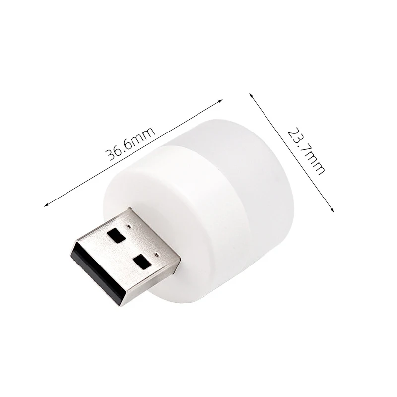 Night Light USB LED Mini Night Lamp Super Bright Eye Protection Book Light USB Plug Computer Mobile Power Charging Book