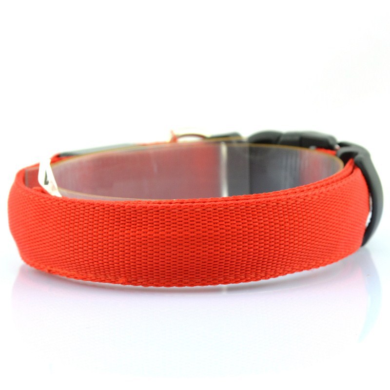 Night Safety Pet LED Collar with Batteries