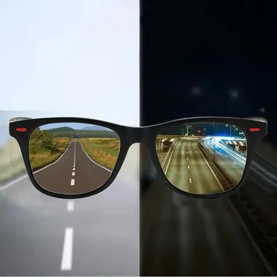 Night Vision Glasses PC Frame Polarized Sunglasses Men Outdoor Sport Sun Glasses Day Night Vision Driver Night Glasses