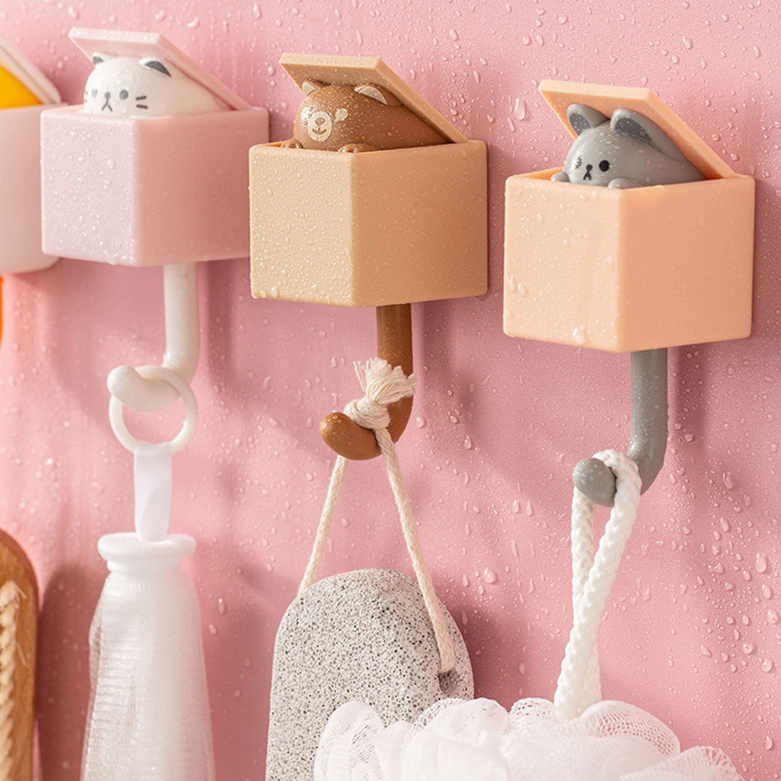 No Drill Cat Wall Hook