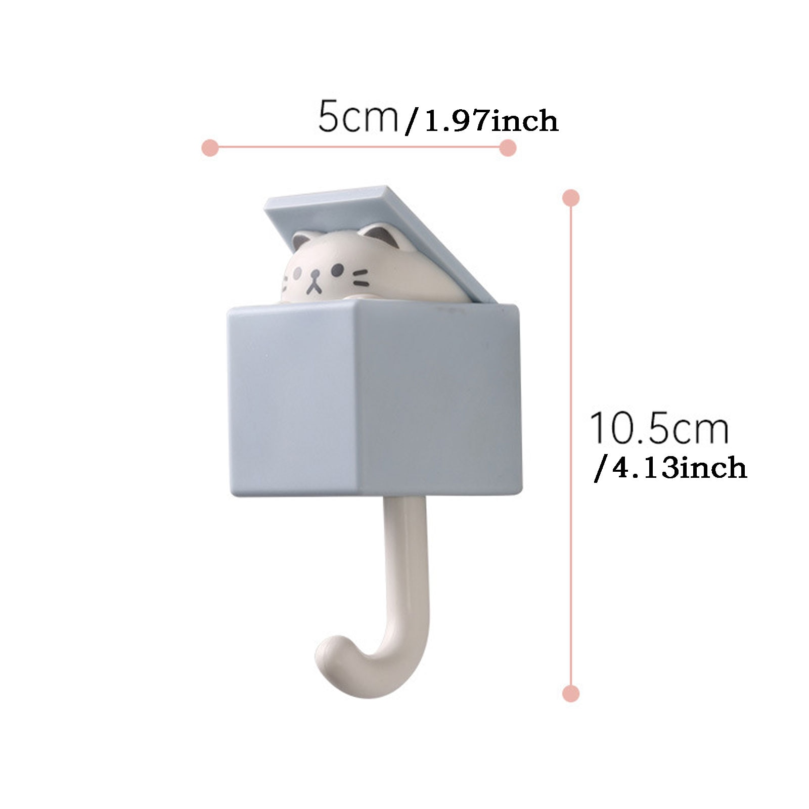 No Drill Cat Wall Hook