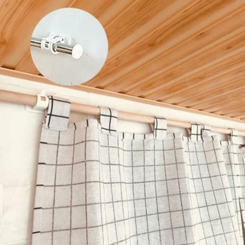 No Drill Curtain Rod Brackets (2PCs) No Drill Curtain Rod Brackets (2PCs)