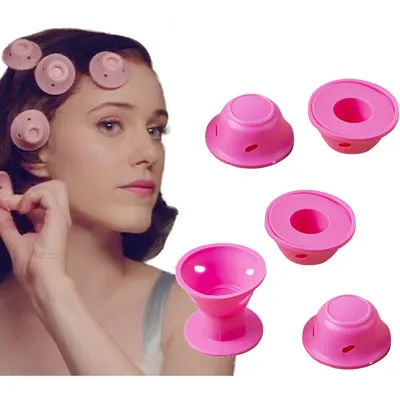 No Heat Silicone Hair Rollers (10pcs)