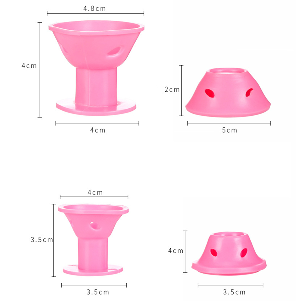 No Heat Silicone Hair Rollers (10pcs)