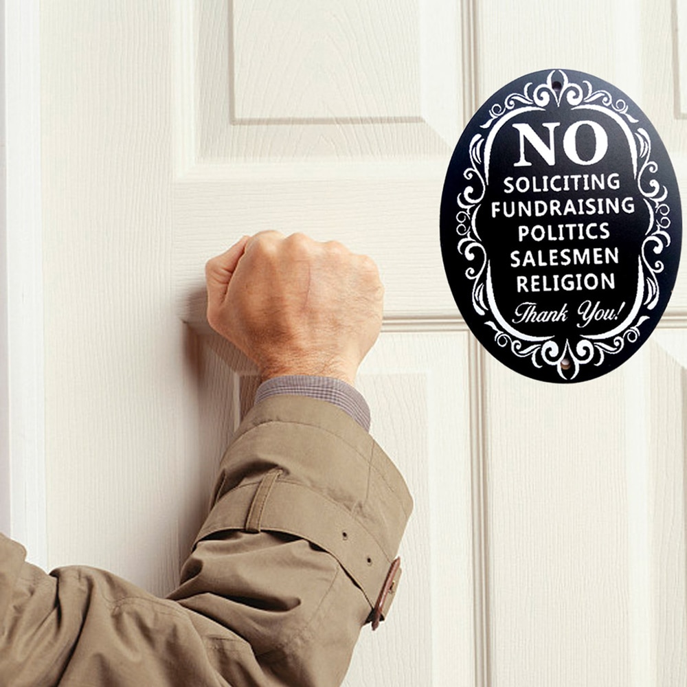 No Soliciting Sign Home/Business Decoration No Soliciting Sign Home/Business Decoration