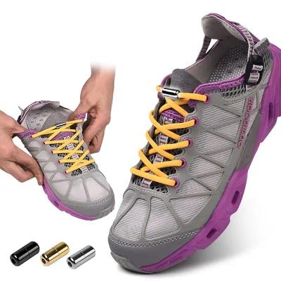 No Tie Laces Quick Locking Shoelace