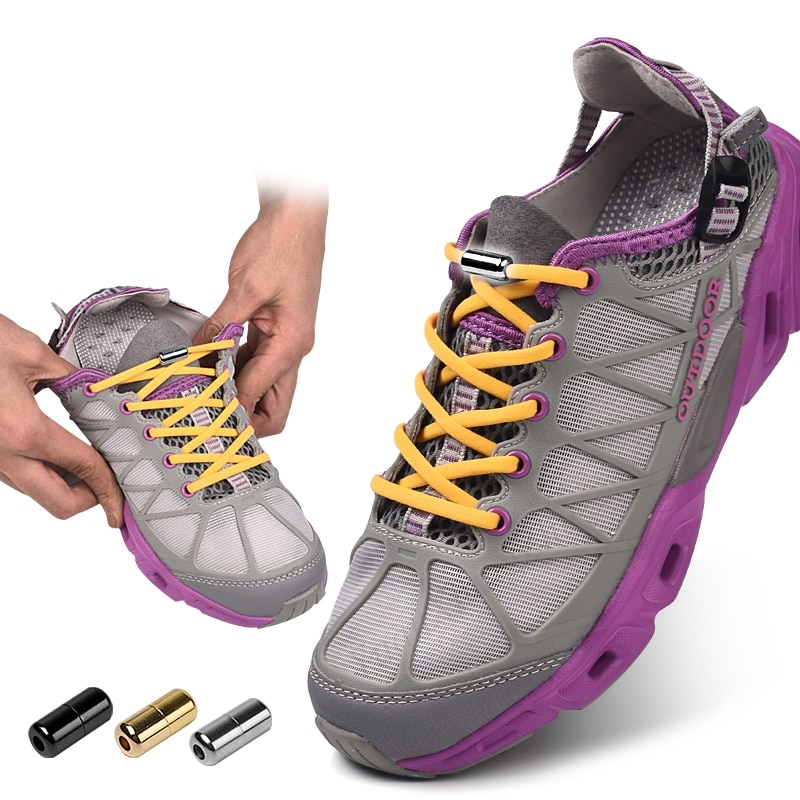 No Tie Laces Quick Locking Shoelace