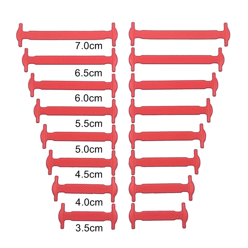 No Tie Silicone Shoelace (16 pcs)