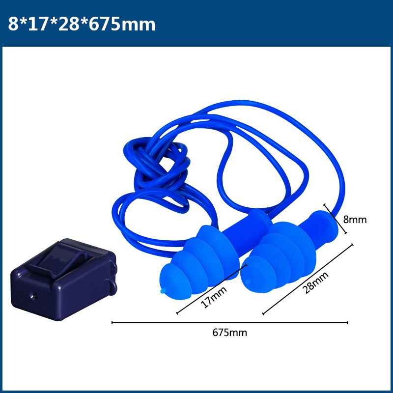 Noise-Blocking Corded Ear Plugs (5 pairs)
