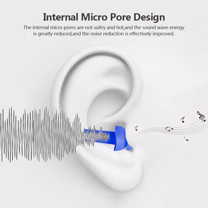Noise-Blocking Corded Ear Plugs (5 pairs)