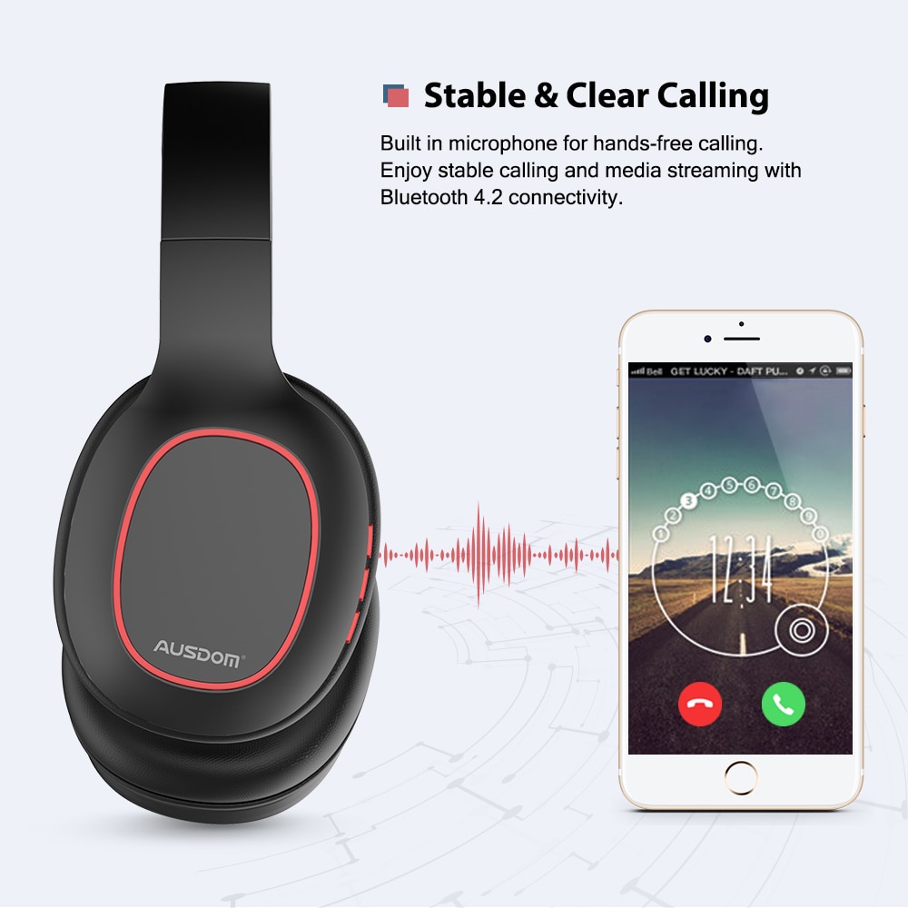 Noise Cancelling Bluetooth Headset Deep Bass Noise Cancelling Bluetooth Headset Deep Bass