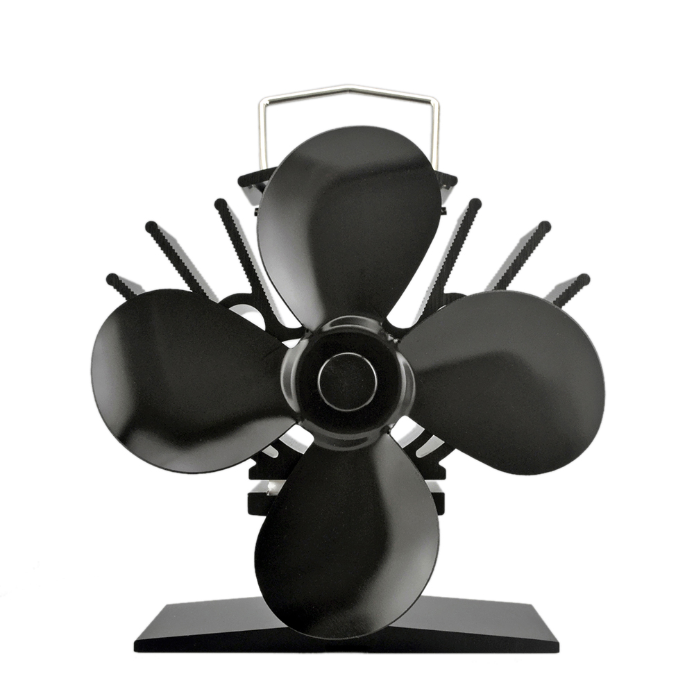 Non-Electric Eco Heat Powered Stove Top Fan