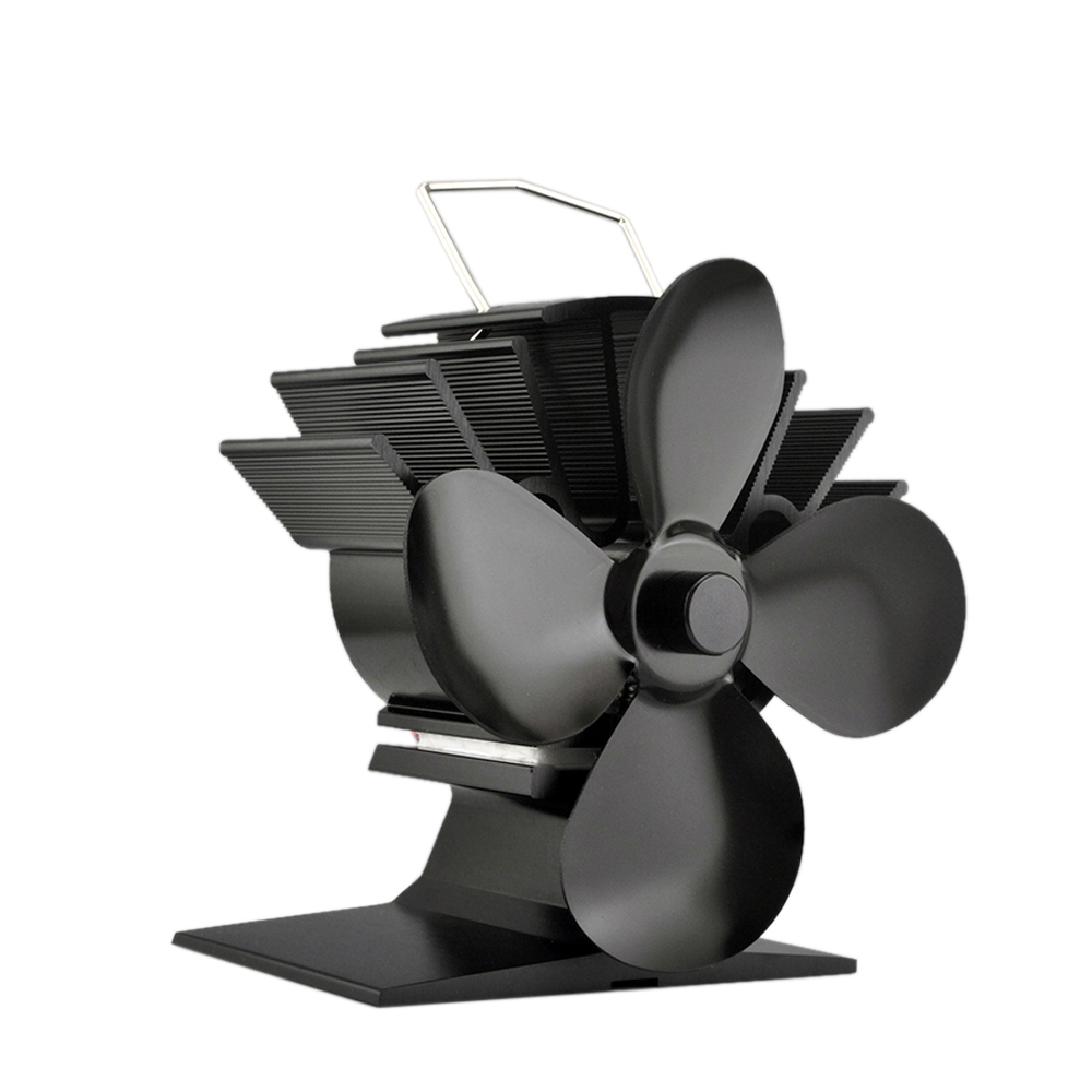 Non-Electric Eco Heat Powered Stove Top Fan