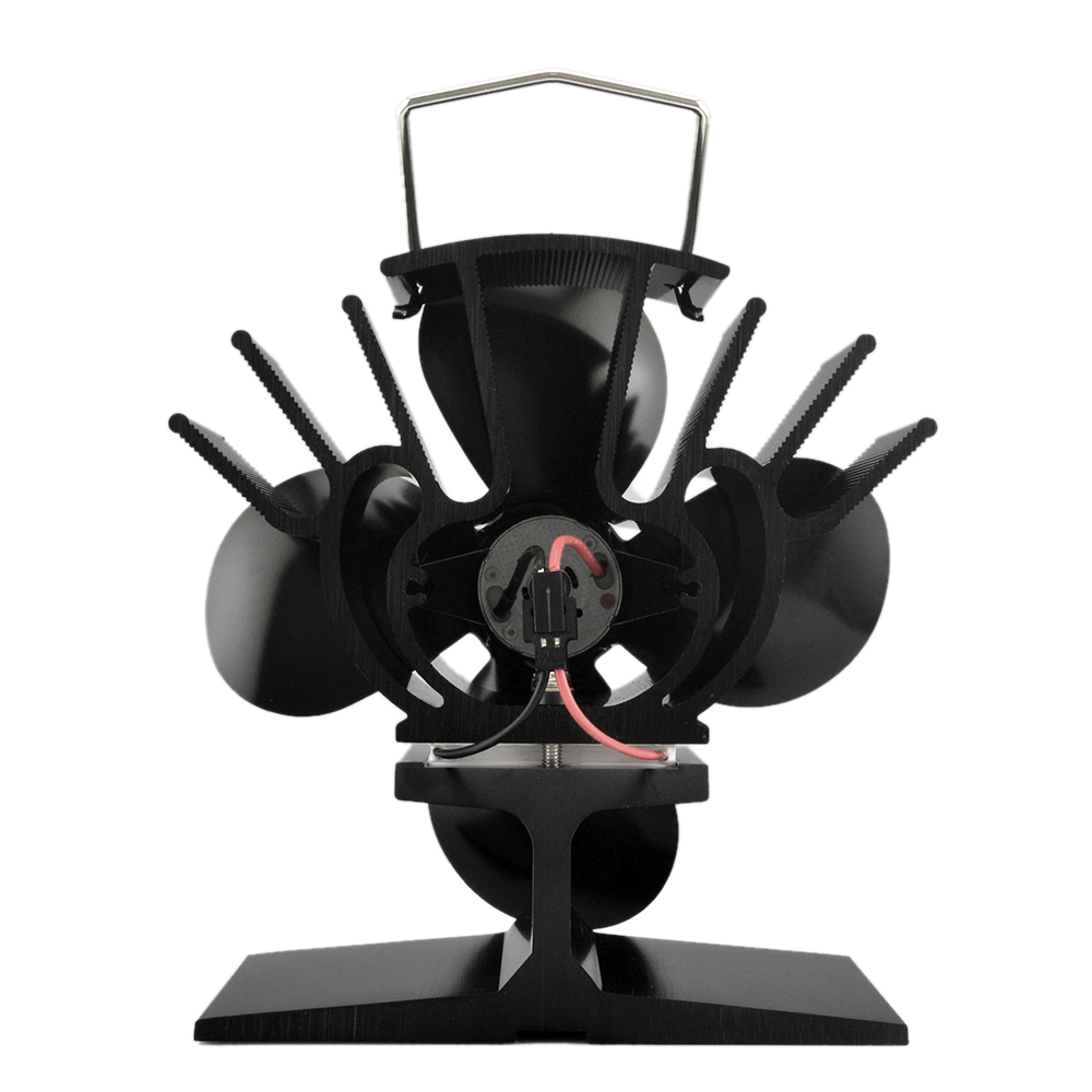 Non-Electric Eco Heat Powered Stove Top Fan