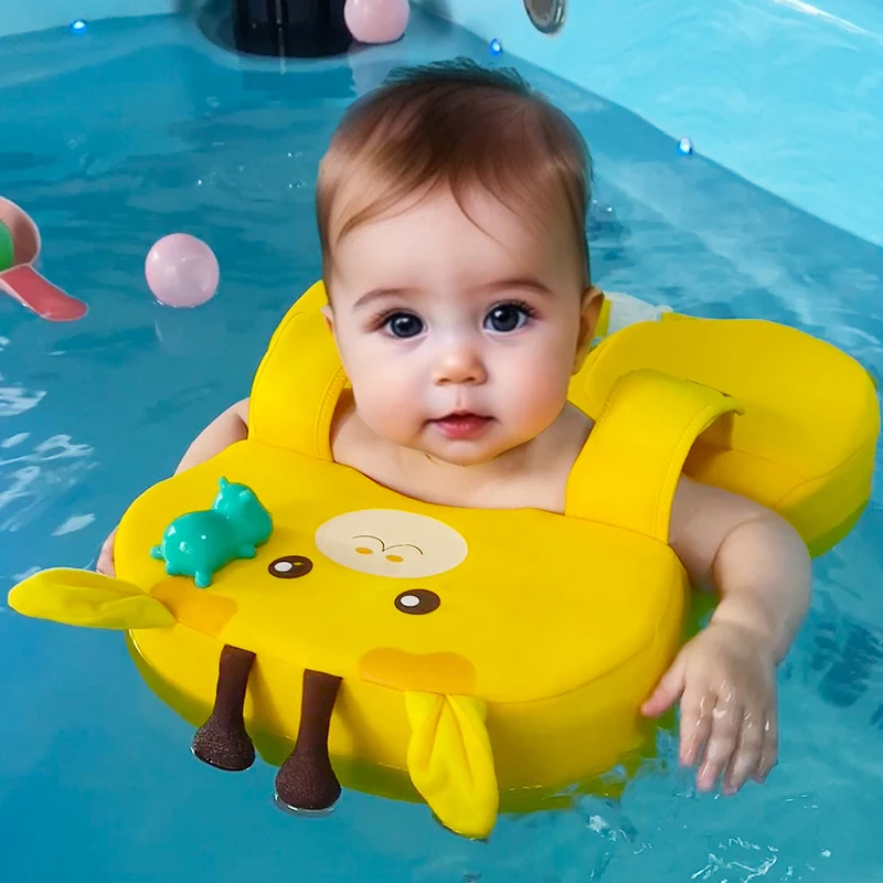 Non-Inflatable Baby Swimming Pool Floats, Infant Swim Buoyant Ring, Perfect for Toddlers Ages 6-36 Months, No Flip Over