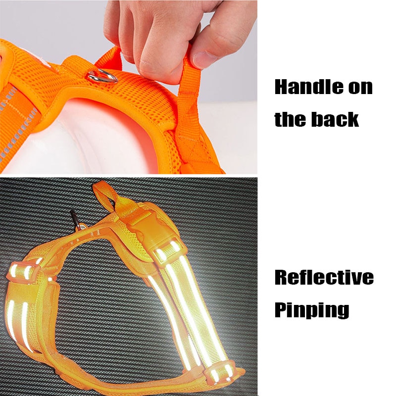 Non Pull Dog Harness Reflective Harness Non Pull Dog Harness Reflective Harness