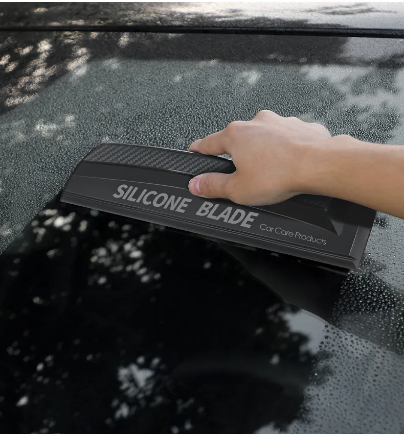 Non Scratch Soft Silicone Handy Squeegee Car wrap tools Water Window Wiper Drying Blade Clean Scraping Film Scraper