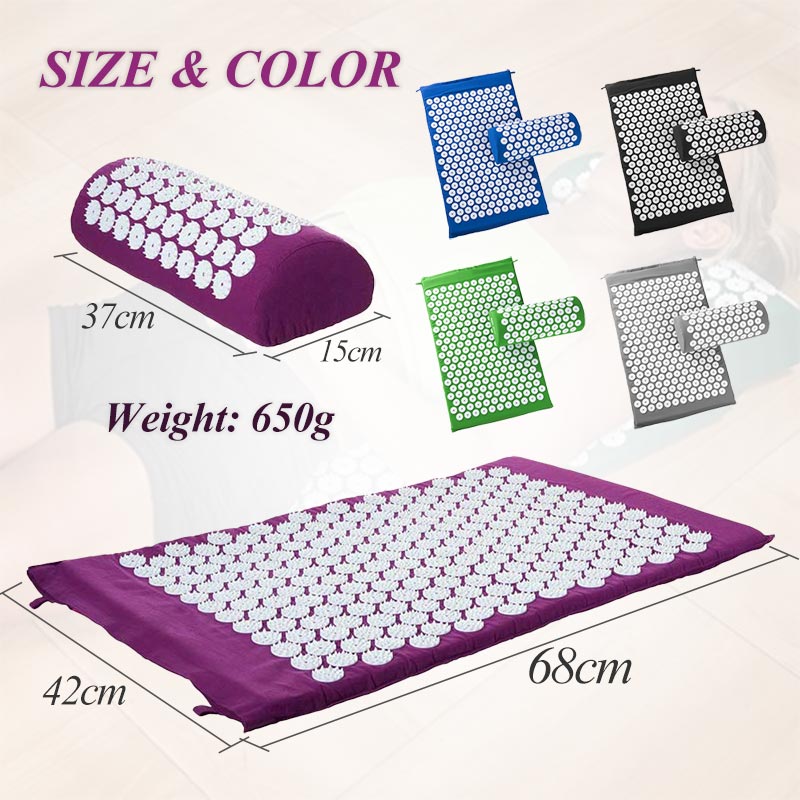 Non Slip Acupressure Bed of Nails Mat Non Slip Acupressure Bed of Nails Mat
