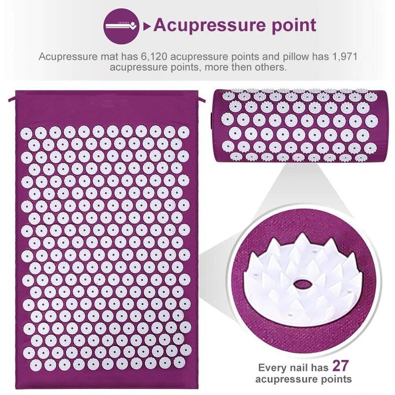Non Slip Acupressure Bed of Nails Mat Non Slip Acupressure Bed of Nails Mat