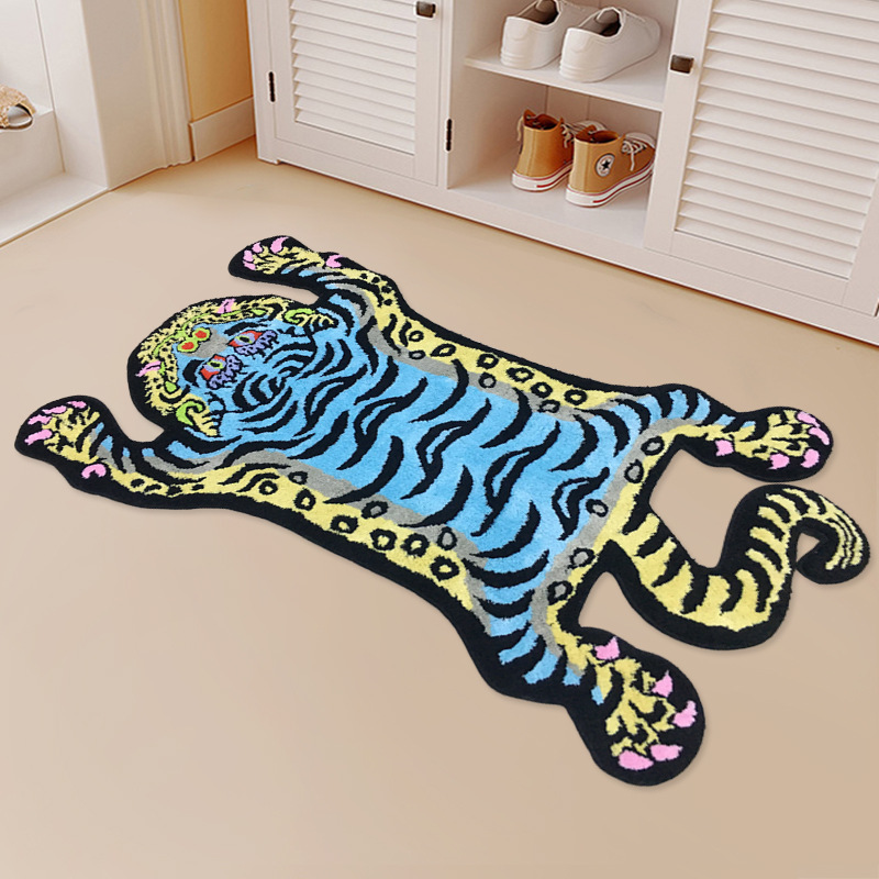 Non Slip Artistic Tiger Rug