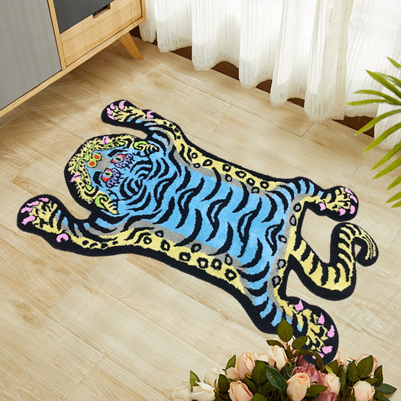 Non Slip Artistic Tiger Rug