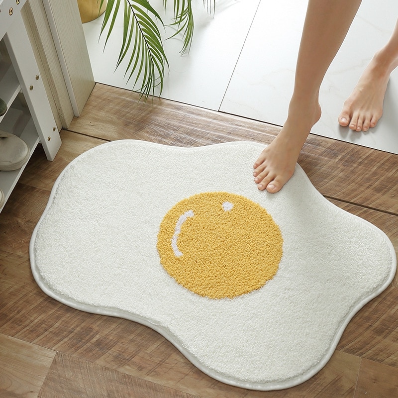 Non Slip Bathroom Egg Rug