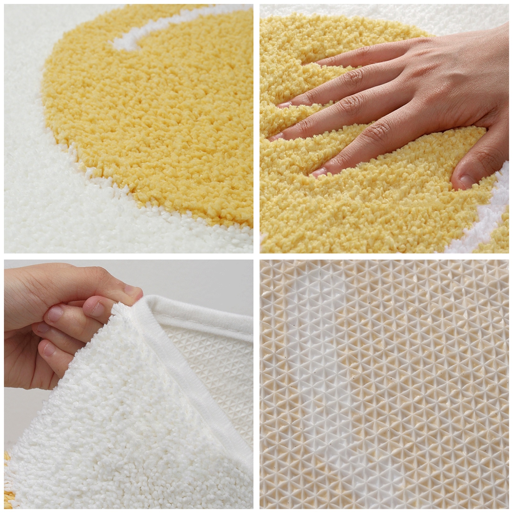 Non Slip Bathroom Egg Rug