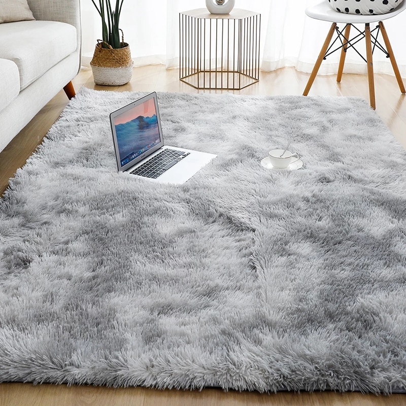 Non Slip Carpet Fluffy Plush Rug