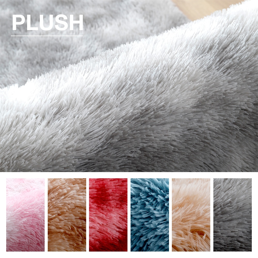 Non Slip Carpet Fluffy Plush Rug