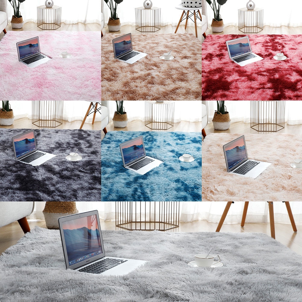 Non Slip Carpet Fluffy Plush Rug