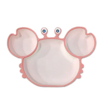 Non Slip Children's Plate with Sections