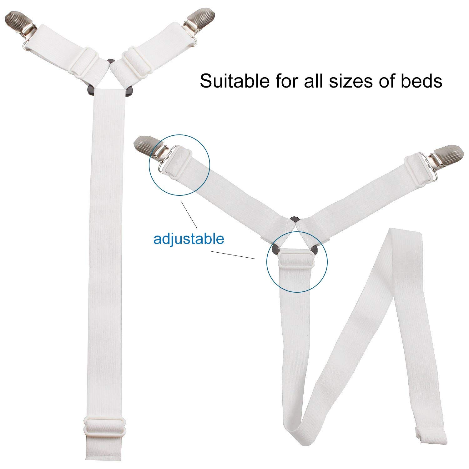 Non Slip Clip Bedsheet Fastener