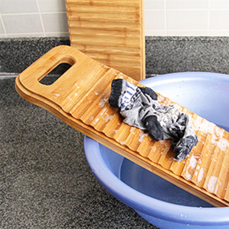 Non-Slip Corrugated Wooden Washboard Non-Slip Corrugated Wooden Washboard