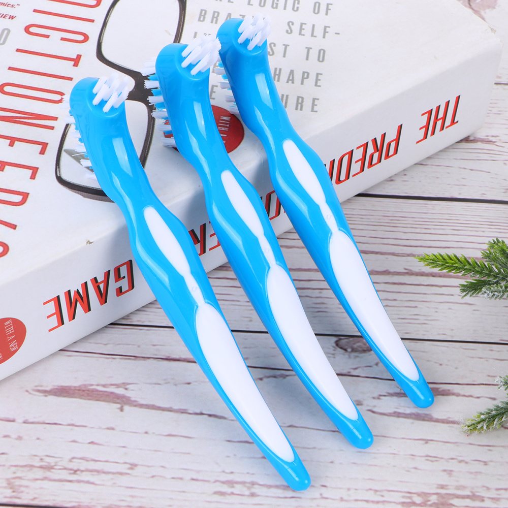 Non Slip Denture Cleaning Brushes (3pcs) Non Slip Denture Cleaning Brushes (3pcs)