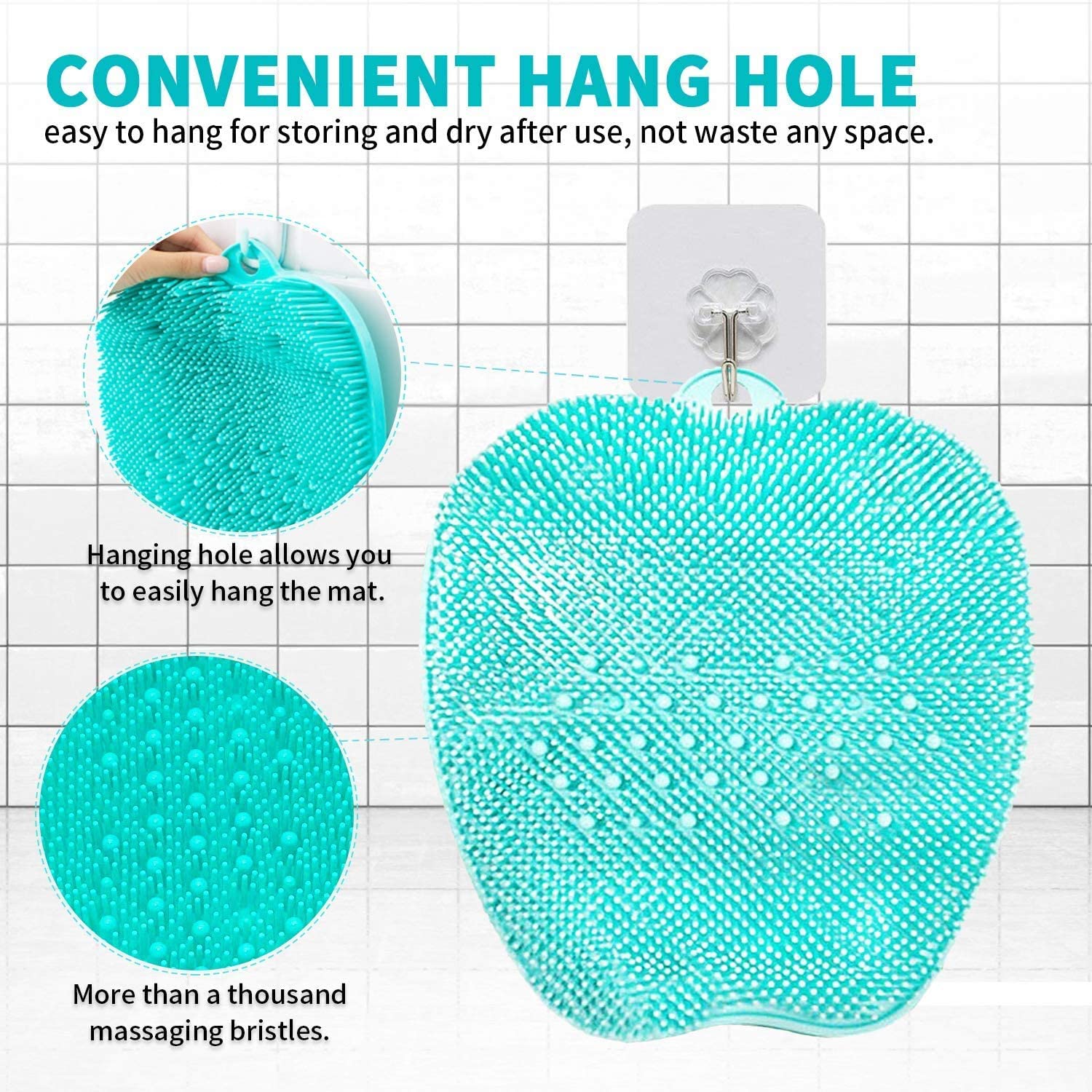 Non Slip Foot Scrubber for Shower Floor