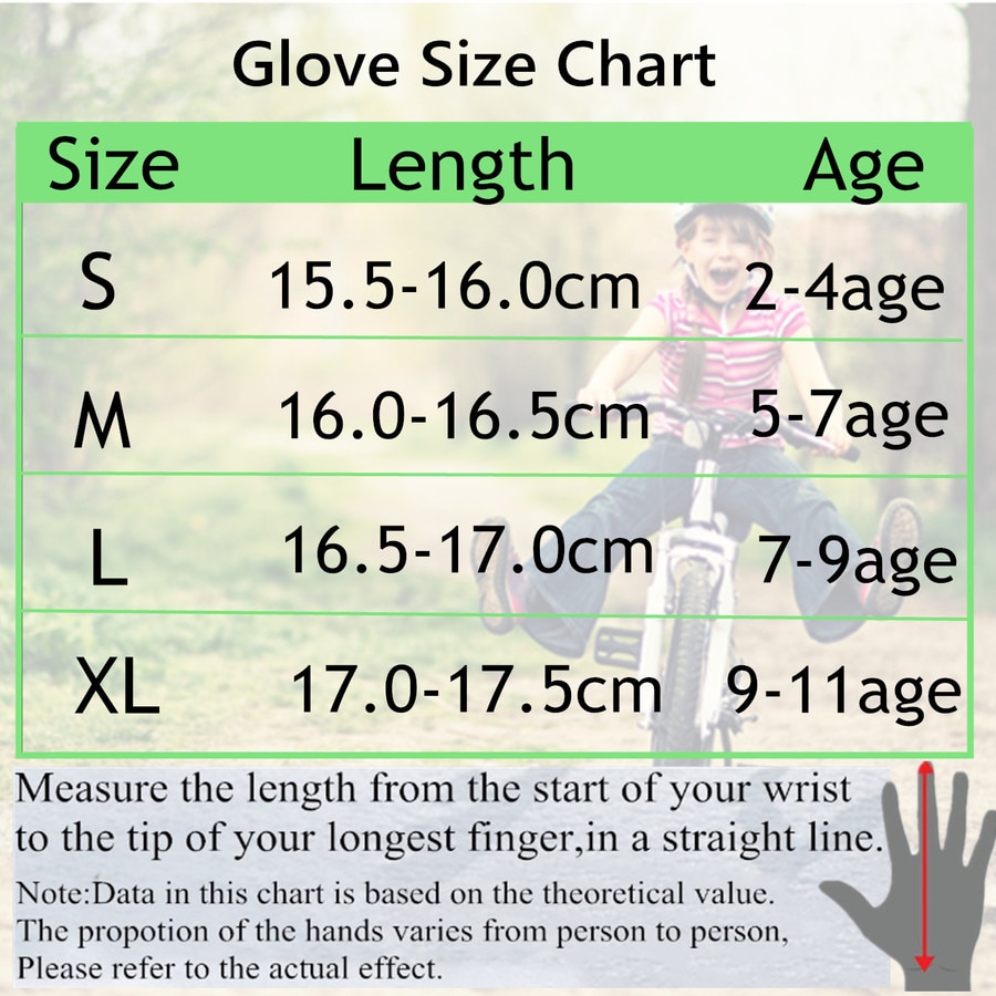 Non-slip Kids Cycling Gloves