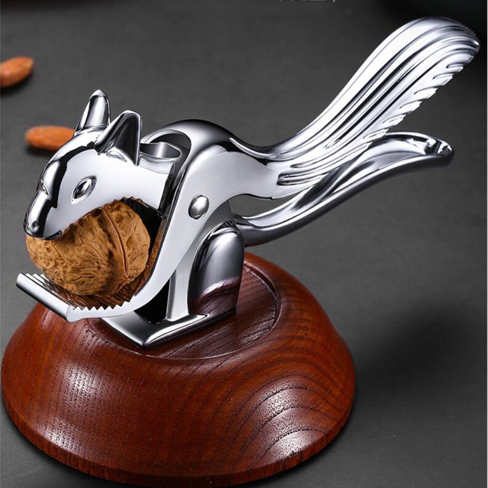Non Slip Metal Squirrel Nutcracker