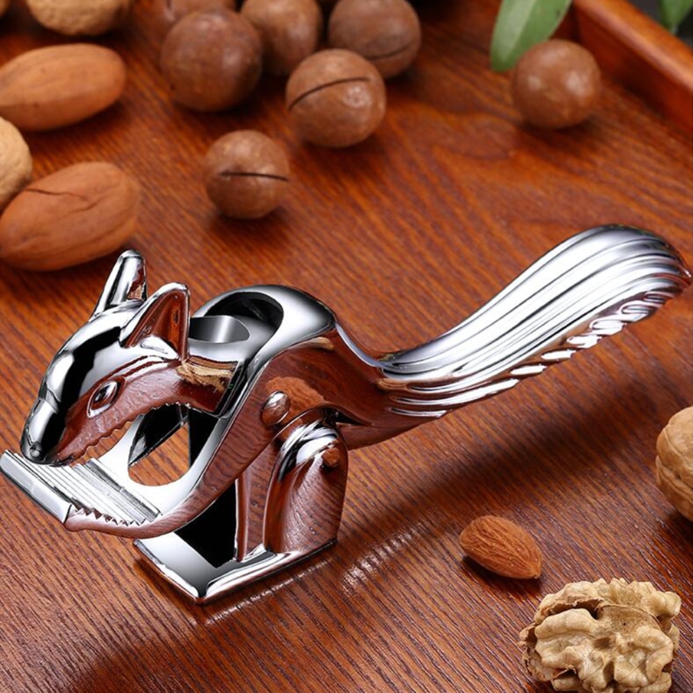 Non Slip Metal Squirrel Nutcracker