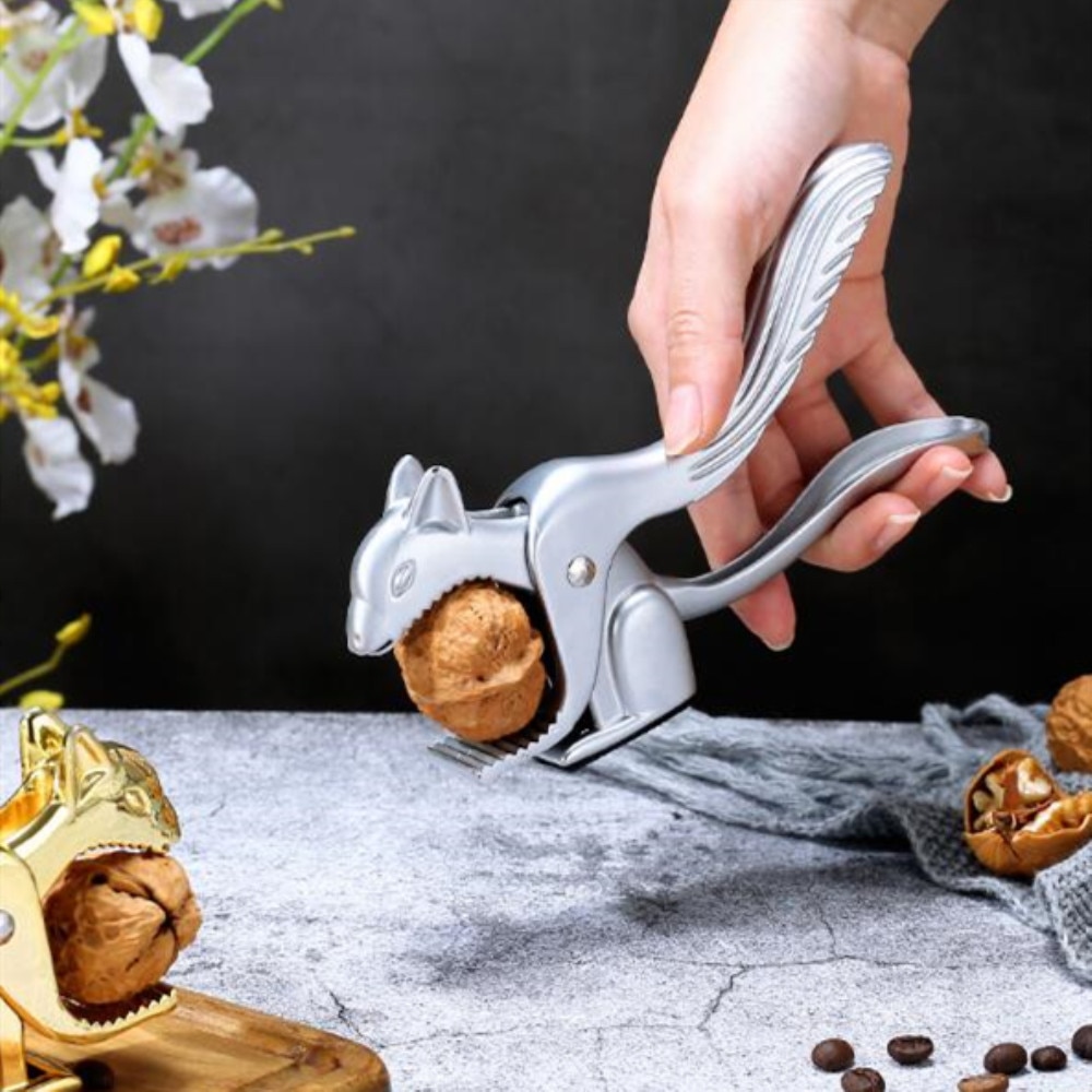 Non Slip Metal Squirrel Nutcracker