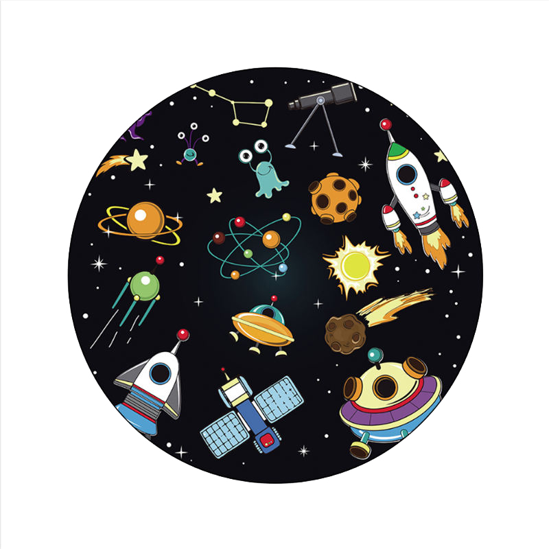 Non Slip Round Planet Mat Non Slip Round Planet Mat