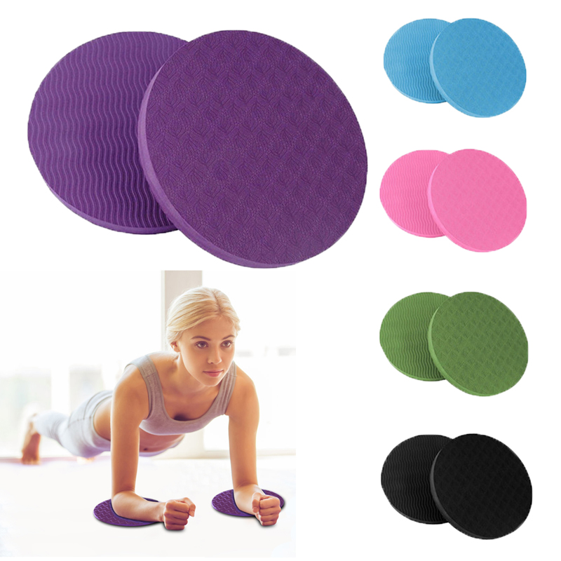 Non-Slip Round Yoga Knee Pad Cushion (2 pcs)