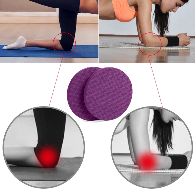 Non-Slip Round Yoga Knee Pad Cushion (2 pcs) Non-Slip Round Yoga Knee Pad Cushion (2 pcs)