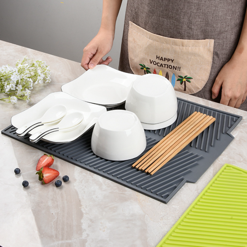 Non Slip Silicone Dish Drainer Non Slip Silicone Dish Drainer