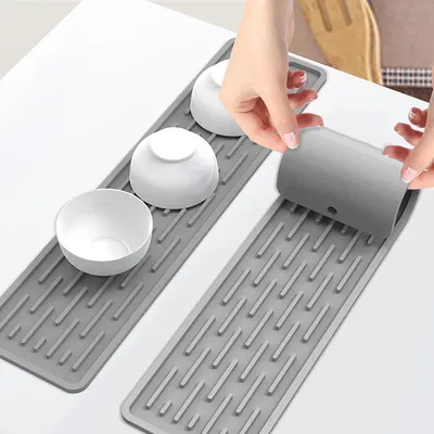 Non Slip Silicone Draining Mat
