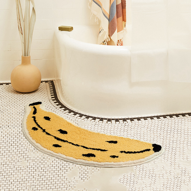 Non Slip Soft Banana Rug Non Slip Soft Banana Rug