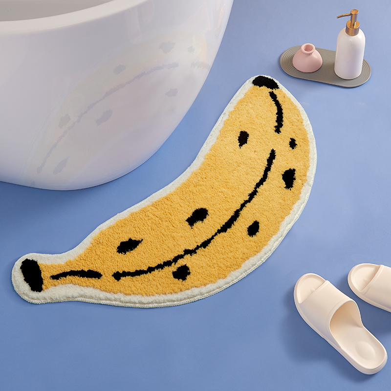 Non Slip Soft Banana Rug Non Slip Soft Banana Rug
