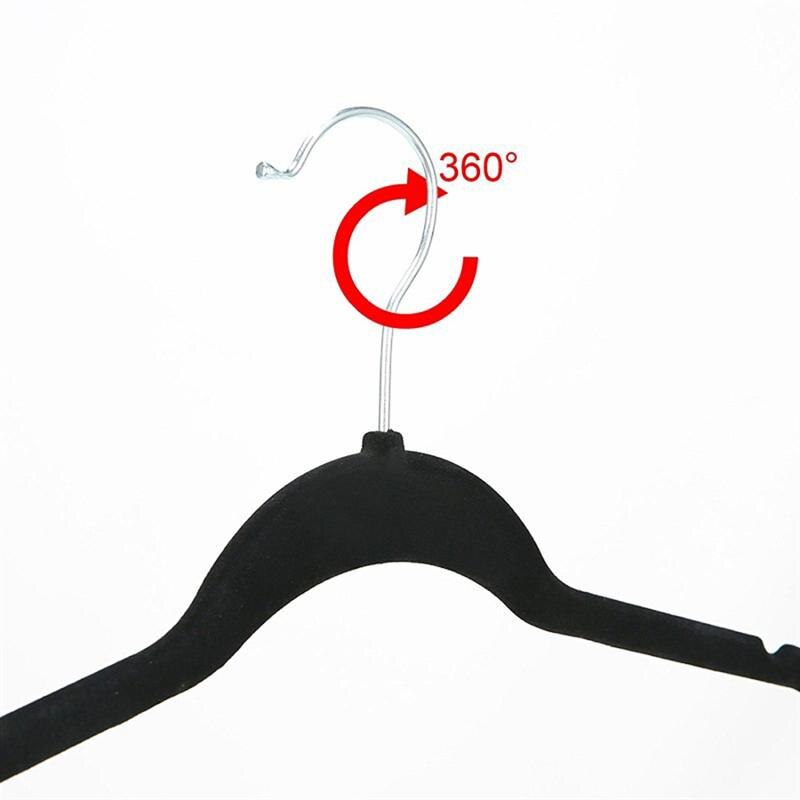 Non-Slip Velvet Clothes Hangers (20 pcs)