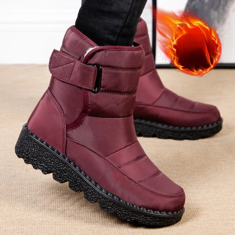 Non-Slip Warm Women Waterproof Winter Boots For Snow